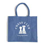 Large Burlap Shopping Tote Bags - Customized Logo Jute Tote Bags - TJ889