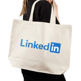 Large Merch Canvas Custom Tote Bags with Your Logo