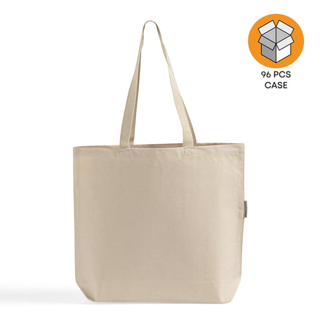 Large Organic Canvas Shopper Tote Case