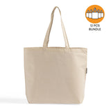 Large Organic Cotton Tote Bag Bundle