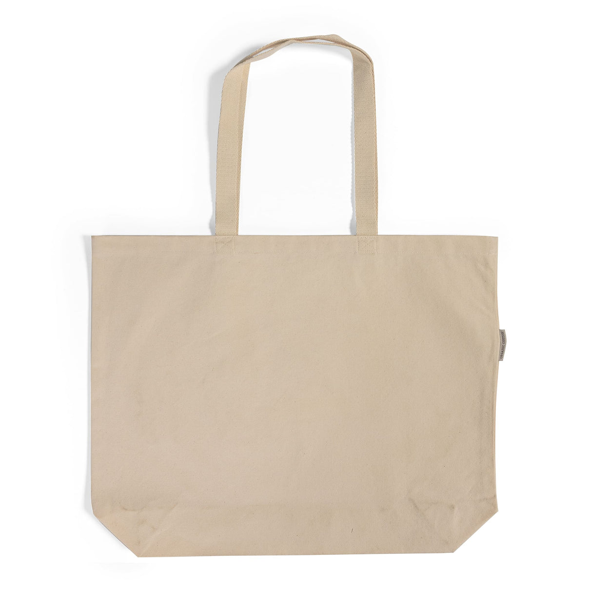 large organic shopping tote bag