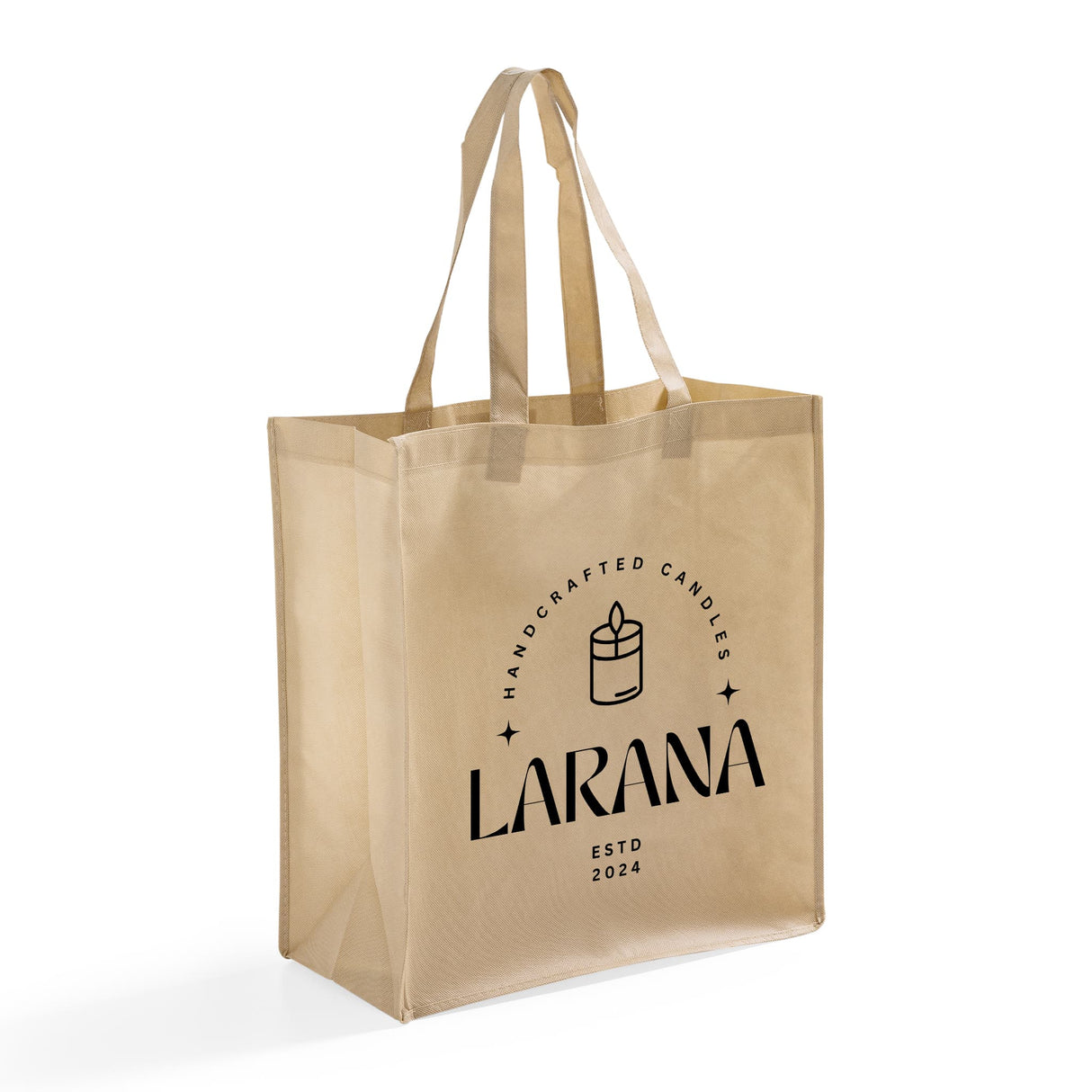 Large Shopping Grocery Customized Logo Tote Bags - Promo Tote Bags