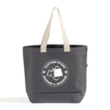 Custom Large Size Recycled Shopping Tote Bags - Recycled Tote Bags With Your Logo - RC894