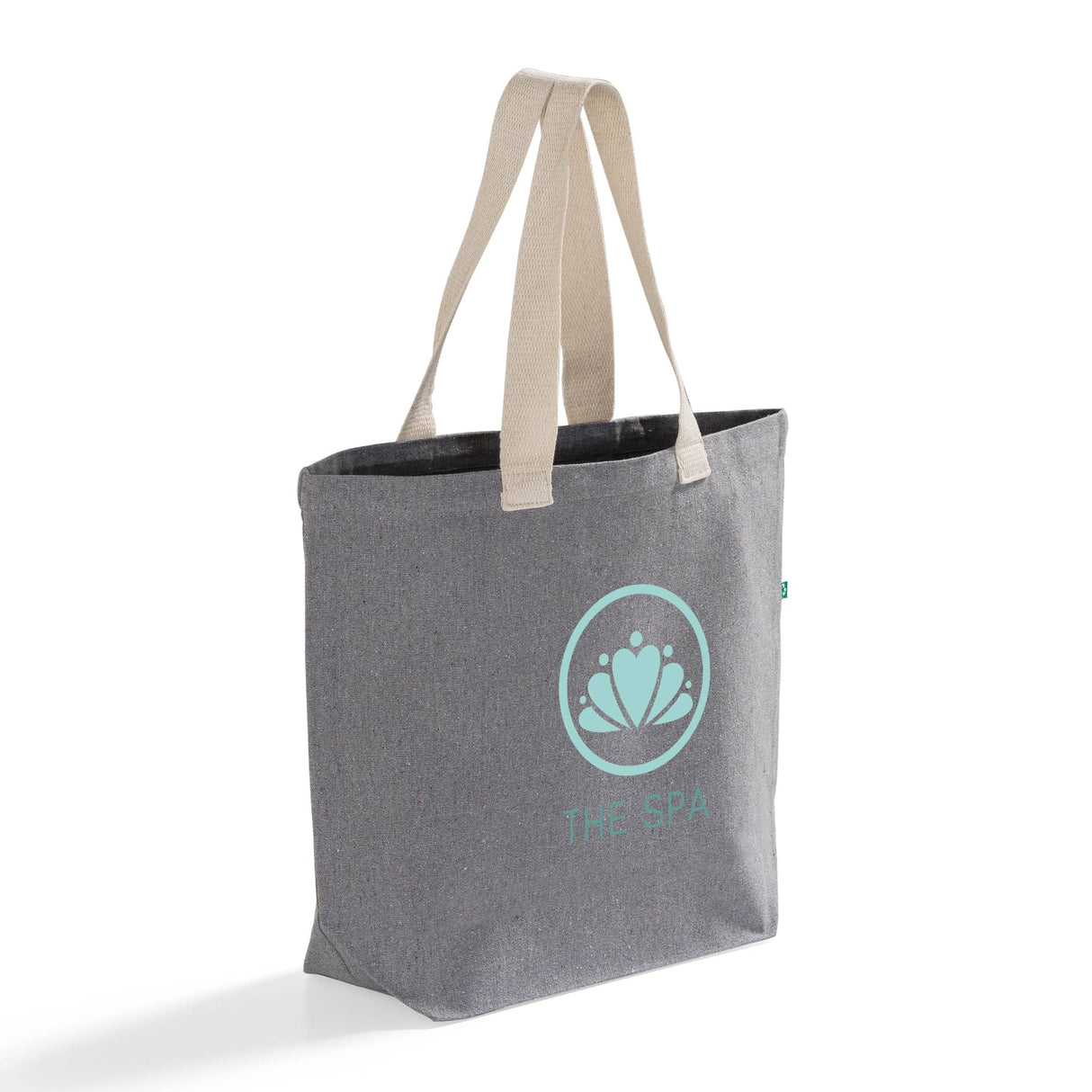 Custom Large Size Recycled Shopping Tote Bags - Recycled Tote Bags With Your Logo - RC894