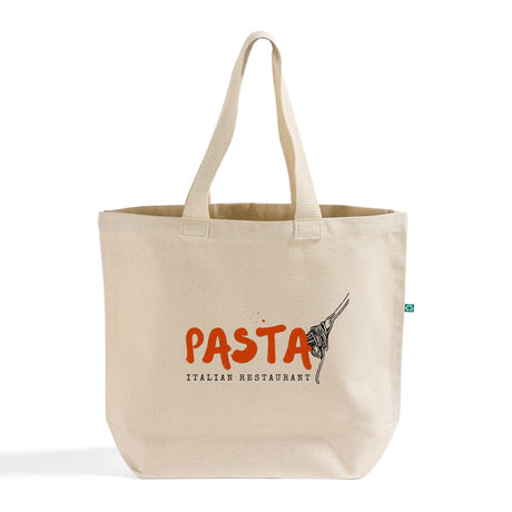 Custom Large Size Recycled Shopping Tote Bags - Recycled Tote Bags With Your Logo - RC894