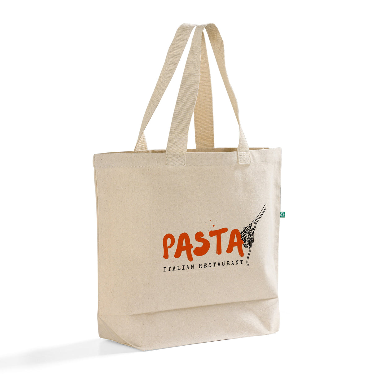 Custom Large Size Recycled Shopping Tote Bags - Recycled Tote Bags With Your Logo - RC894