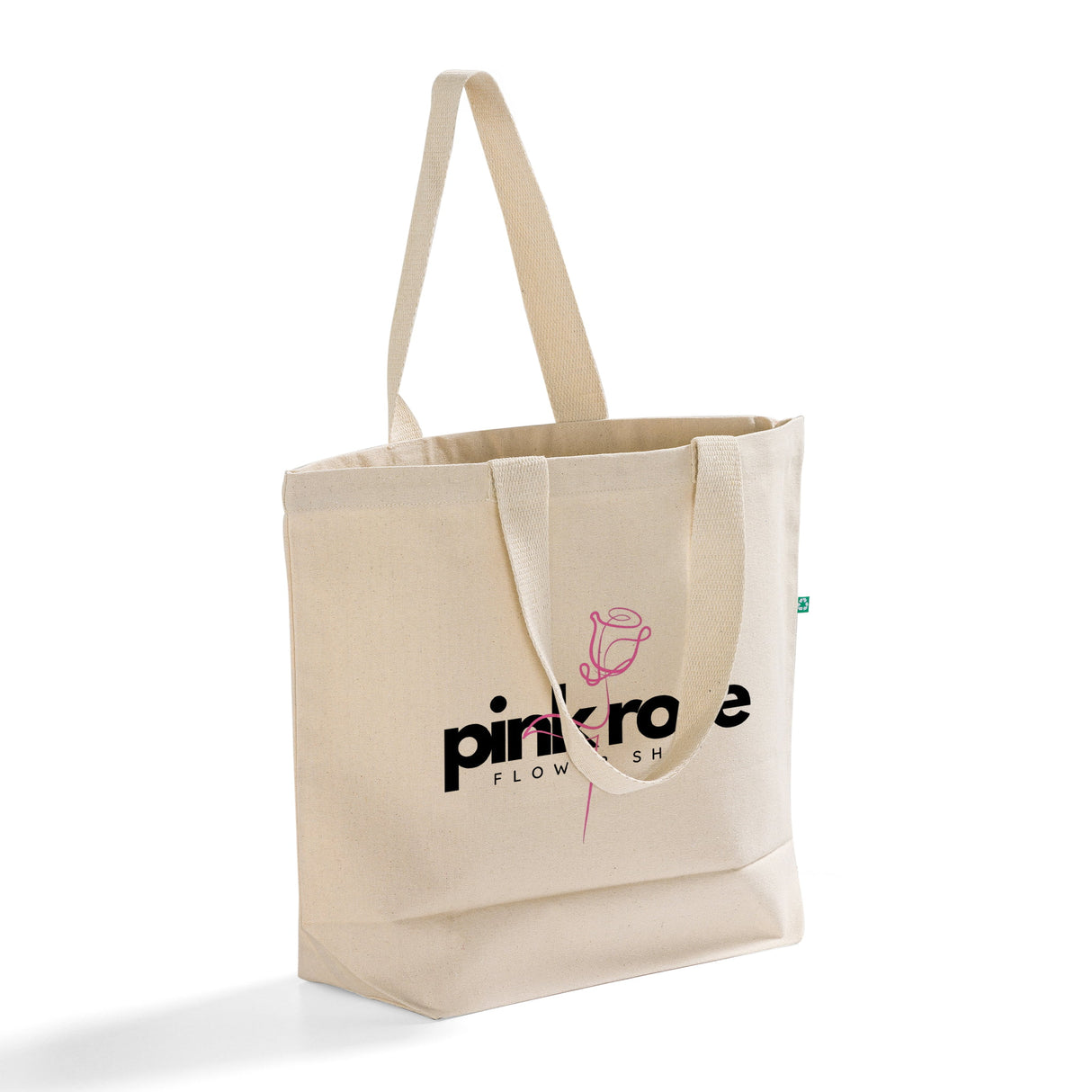 Custom Large Size Recycled Shopping Tote Bags - Recycled Tote Bags With Your Logo - RC894