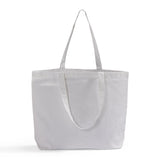 large white polyester canvas sublimation tote