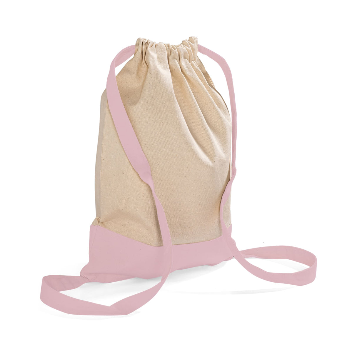 Light Pink Wholesale Drawstring Backpack