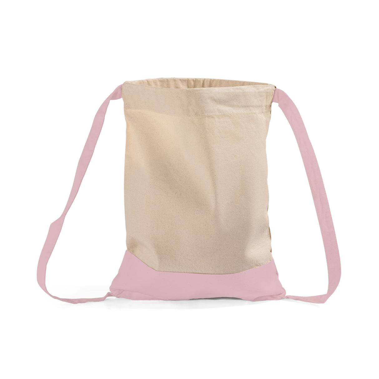 Light Pink Wholesale Drawstring Bag