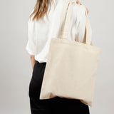 long handle canvas tote bag model