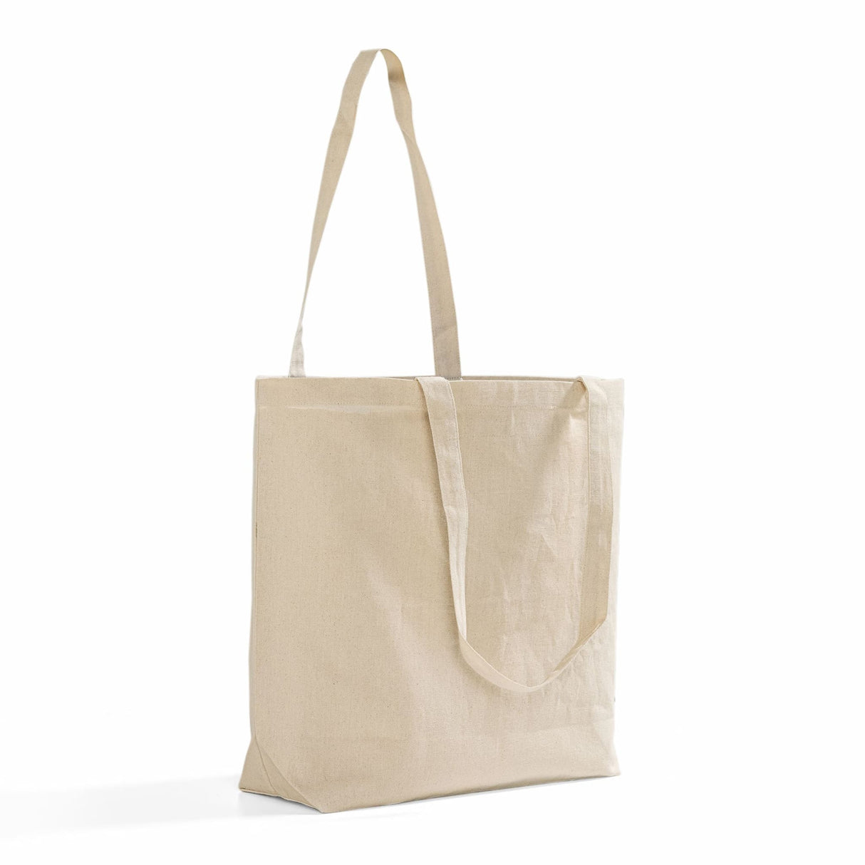 long handle heavy canvas tote bag