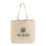 Large Size Value Customized Canvas Tote Bag / Personalized Long Handles Canvas Bag - TG219