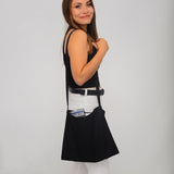 Small Messenger Canvas Tote Bag with Long Straps - MB210