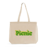 18 in Large Size Customized Canvas Tote Bag / Personalized Canvas Tote Bag with Long Handles - TG218