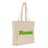 18 in Large Size Customized Canvas Tote Bag / Personalized Canvas Tote Bag with Long Handles - TG218