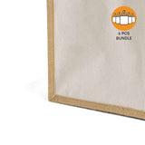 6 ct Medium Easy-Print Jute Bag - By Bundle