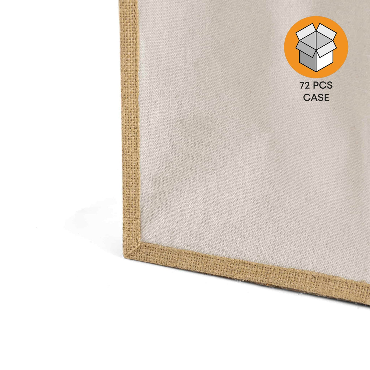72 ct Medium Easy-Print Jute Bag - By Case