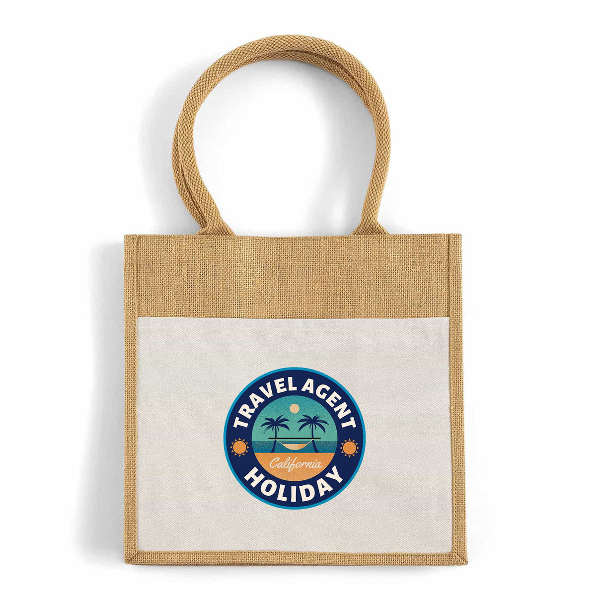 Custom Medium Easy-Print Jute Bag