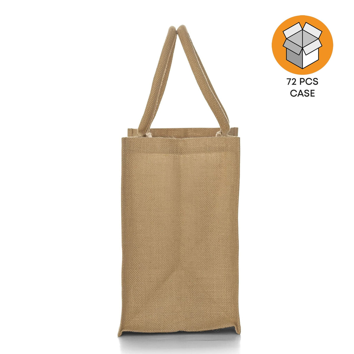 72 ct Medium Easy-Print Jute Bag - By Case