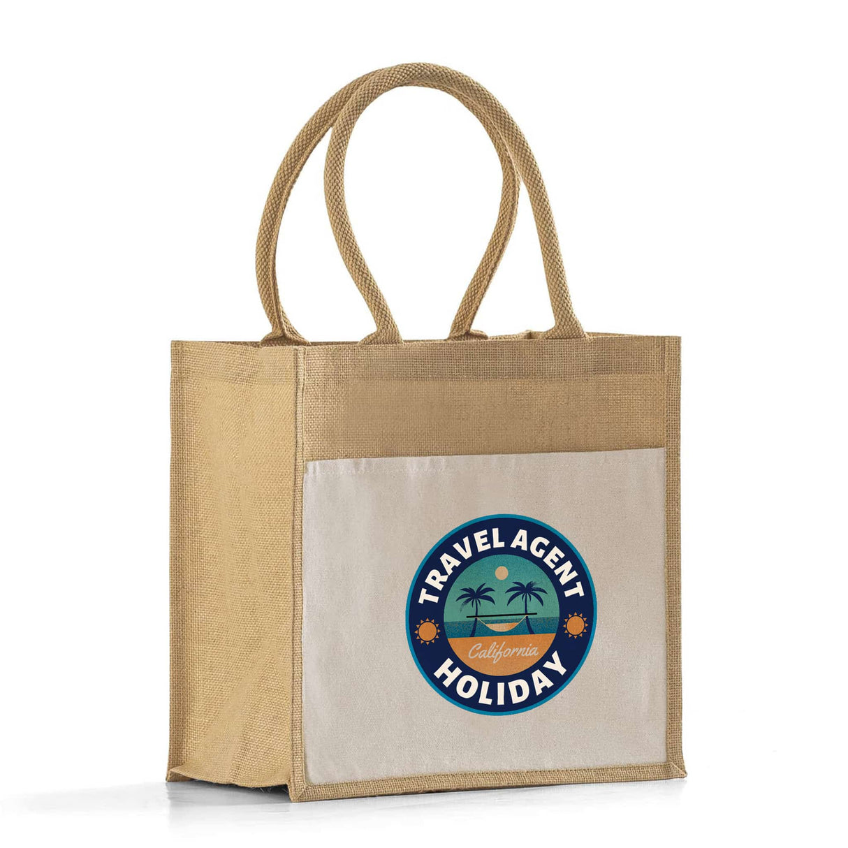Custom Medium Easy-Print Jute Bag
