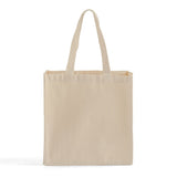 medium square cotton canvas tote bag