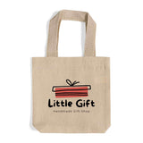 custom mini canvas gift tote bag
