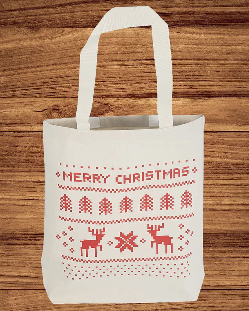 Canvas gift bags discount christmas