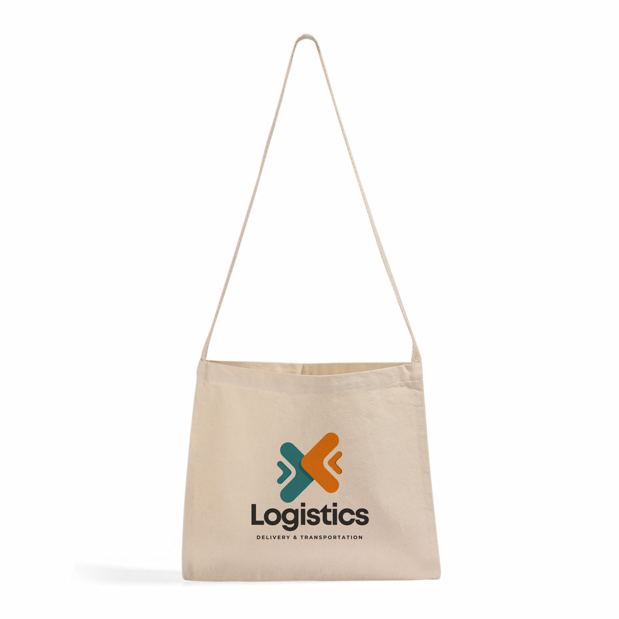 Small Messenger Canvas Tote Bags / Custom Logo Canvas Messenger Tote Bags - MB210