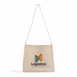 Small Messenger Canvas Tote Bags / Custom Logo Canvas Messenger Tote Bags - MB210