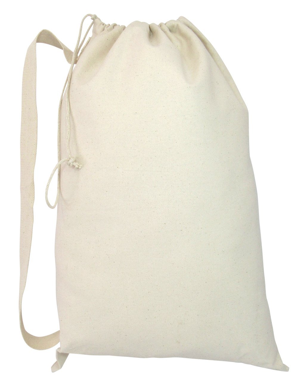 Closeout Wholesale Heavy Canvas Laundry Bags W/Shoulder Strap (Small-Med-Large)