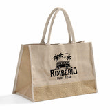 Fashion Jute Tote Bags Customized - Personalized Jute Tote Bags With Your Logo - TJ892