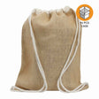 Natural Jute Drawstring Bag Case