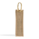 natural jute wine bag