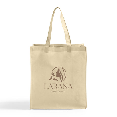 Large Shopping Grocery Customized Logo Tote Bags - Promo Tote Bags