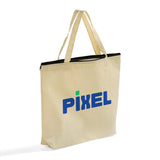 Zippered Promo Convention With Your Logo - Promotional Gusset Tote Bags