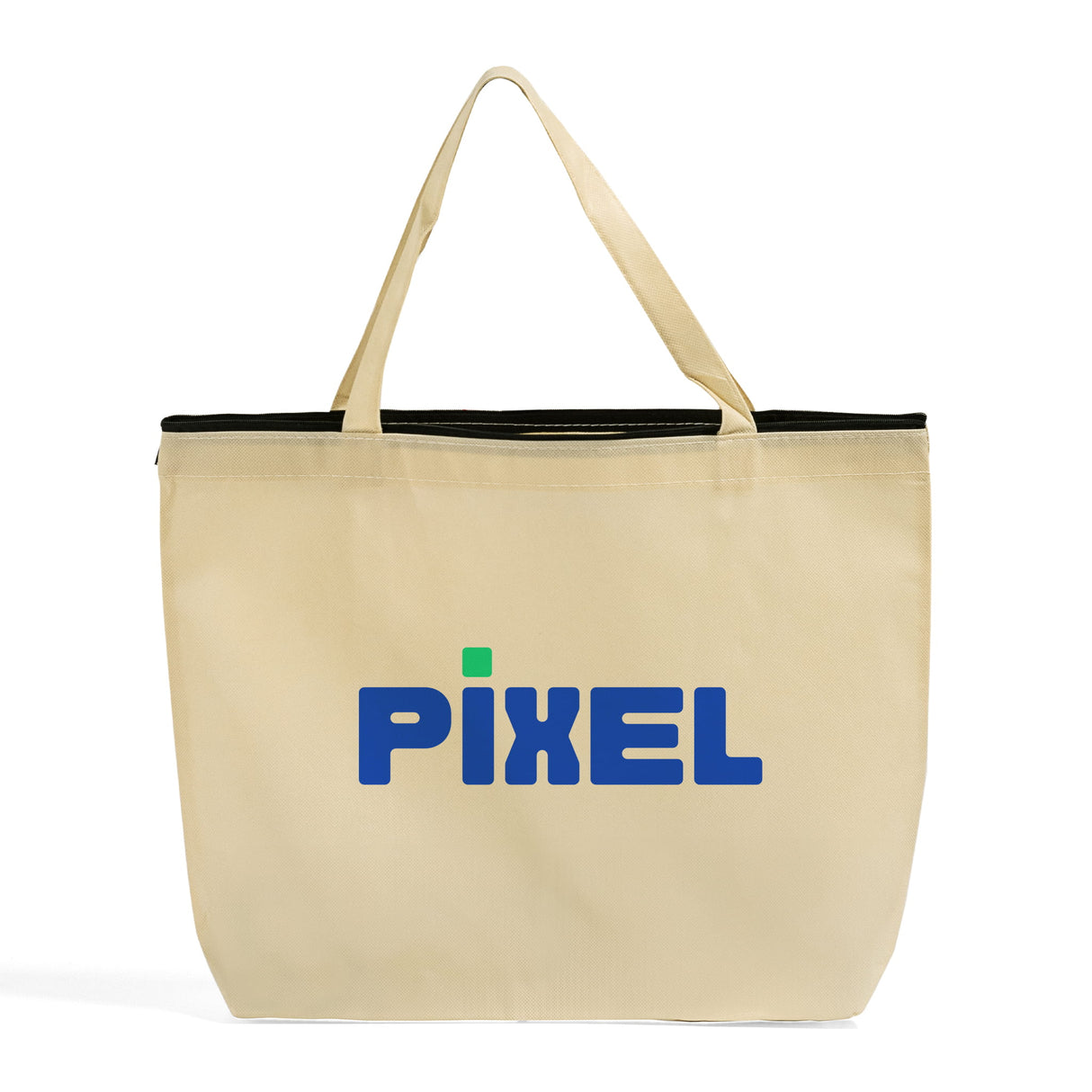 Zippered Promo Convention With Your Logo - Promotional Gusset Tote Bags
