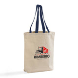 Color Handle Logo Custom Tote Bags - Canvas Tote Bags With Your Logo