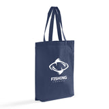 Gusseted Custom Tote Bags 100% Cotton / Logo Tote Bags With Bottom Gusset - TG110