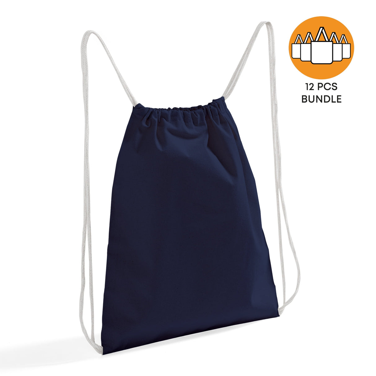 Navy Small Drawstring Backpack Bundle