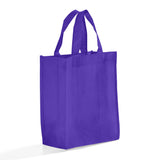 non woven purple tote bag
