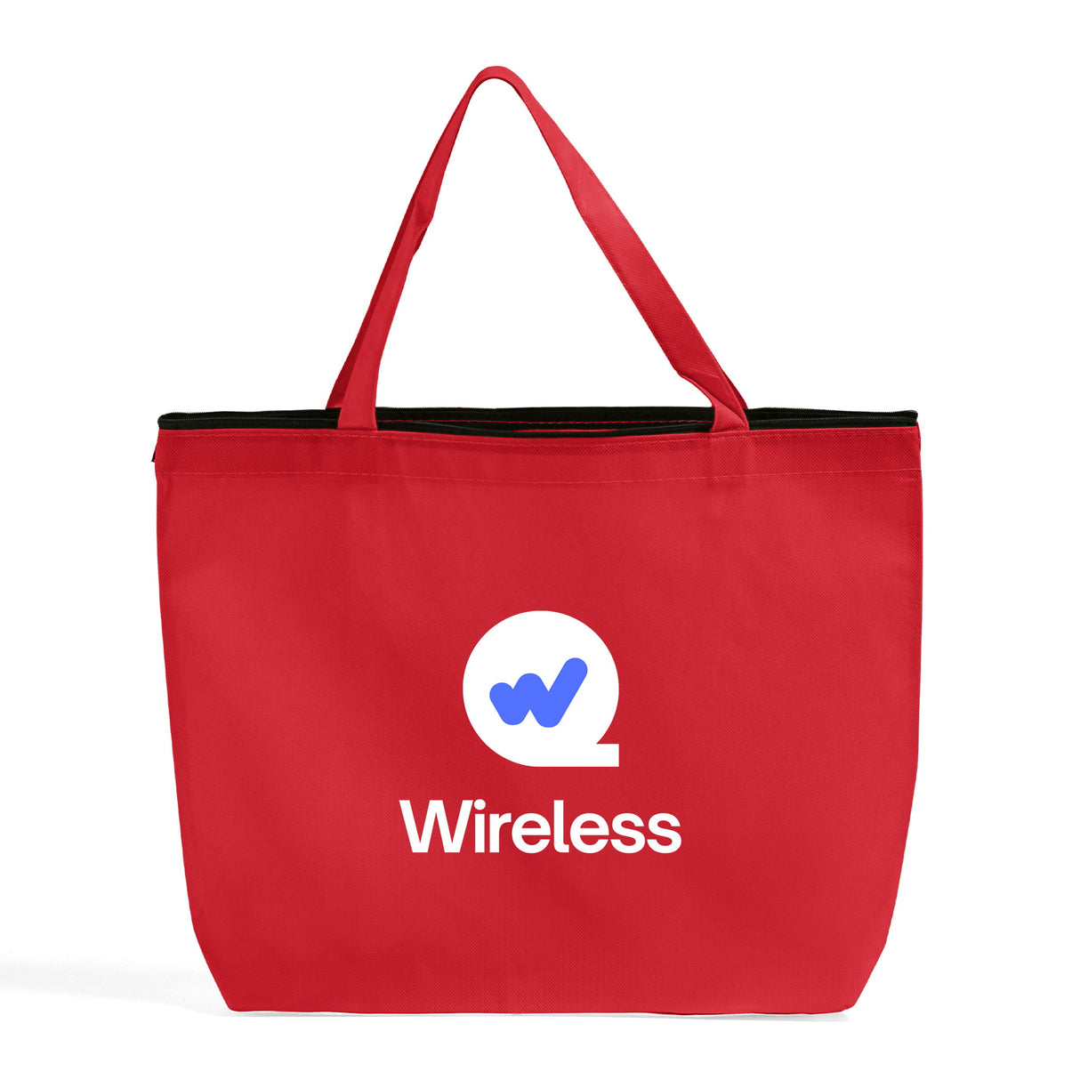 Zippered Promo Convention With Your Logo - Promotional Gusset Tote Bags