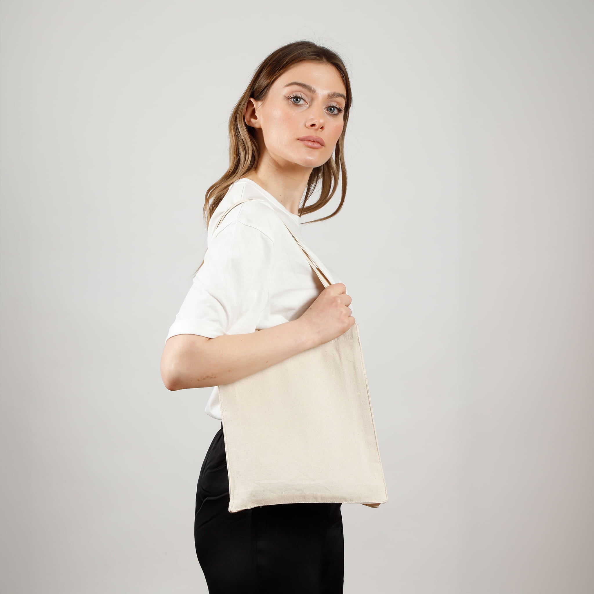 バッグ 25ss PAPER & INK COTTON CLUB ARC'TEXAS 12 ct Cotton Book Bags with Full Gusset / Small Tote Bag