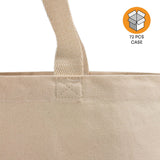 Large Organic Canvas Shopping Bag Case