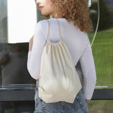 Organic Drawstring Backpack Case