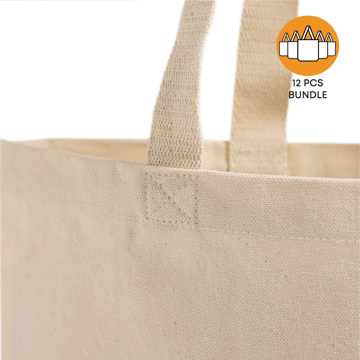 Organic Heavy Canvas Tote Bag Bundle