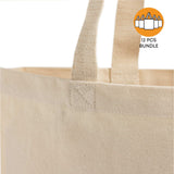 Organic Heavy Canvas Tote Bag Bundle