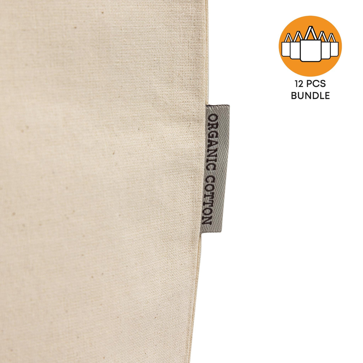 Large Organic Cotton Tote Bag Bundle