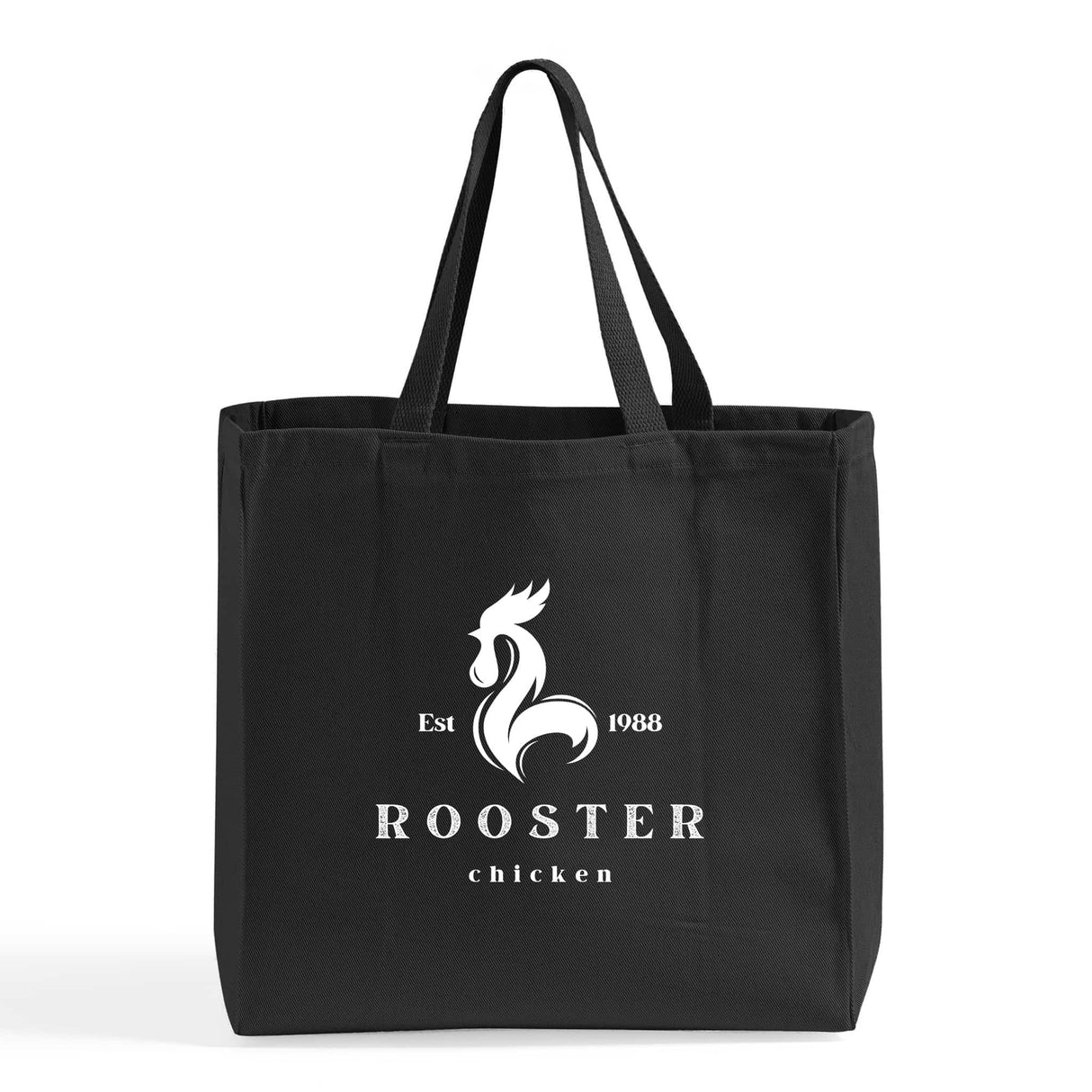 Over-the-Shoulder Cotton Twill Grocery Tote Bags Customized - Personalized Tote Bags With Your Logo - TF280