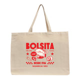 Oversized Jumbo 100% Twill Cotton Tote Bags Customized - Personalized Tote Bags With Your Logo - TF290